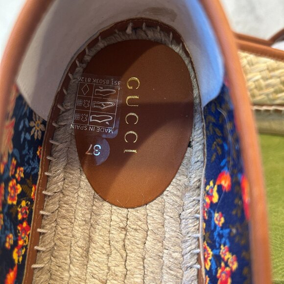 NWT Gucci Adela GG Espadrille size 7 - Picture 5 of 8